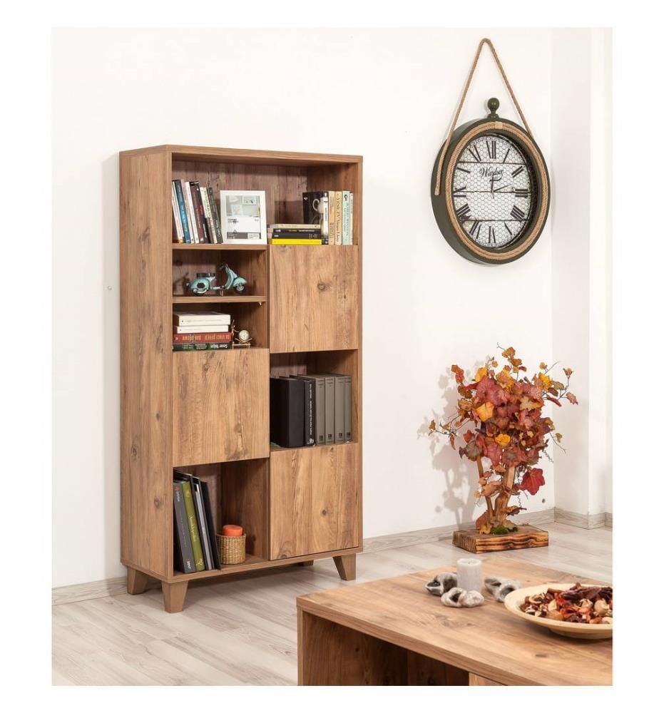 Jaw Atlantic, Librerie, 155X80X36 cm, Piastra Di Particelle Con Rivestimento Melamina