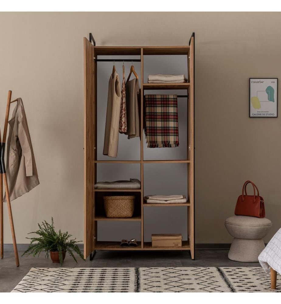 Wardrobe, Atlantic Pine, Melamine Coated Particle Board