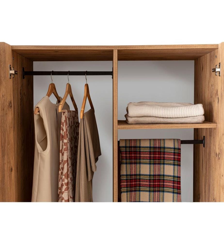 Wardrobe, Atlantic Pine, Melamine Coated Particle Board