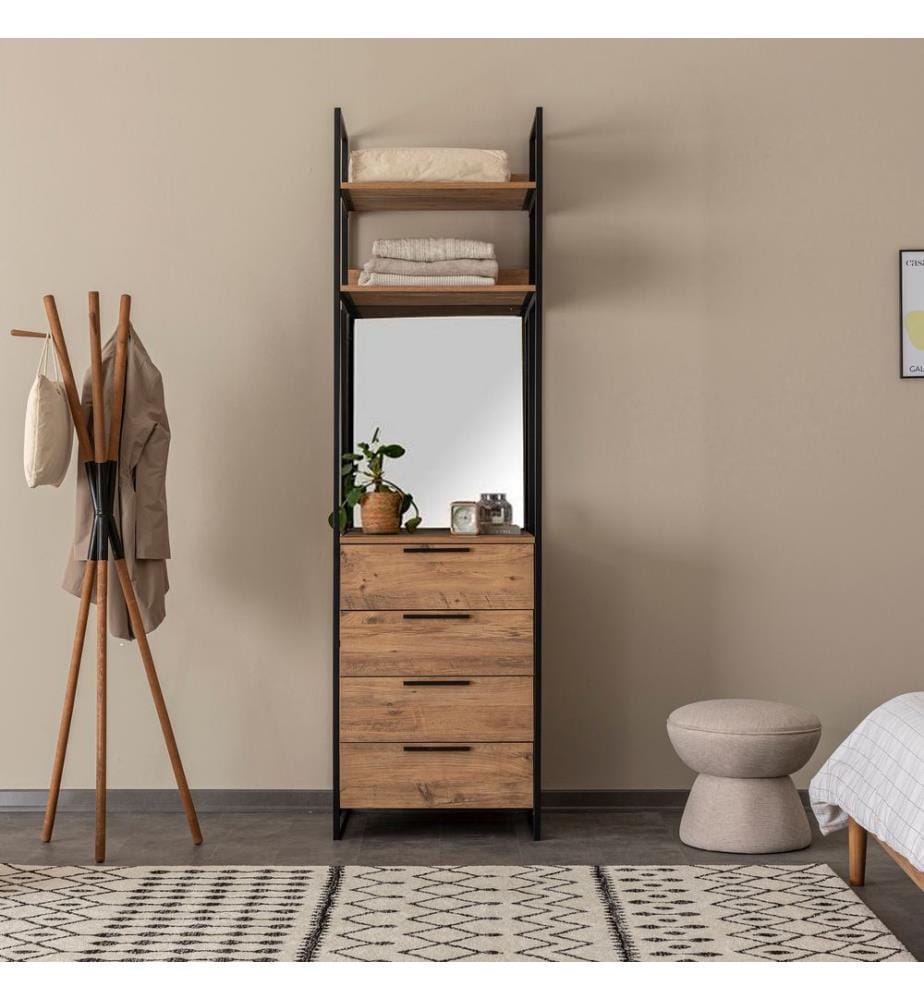 Wardrobe, Atlantic Pine, Melamine Coated Particle Board