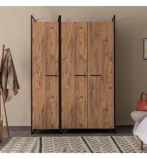 Pino Atlantico, Armadi, 225X104X52 cm, Piastra Di Particelle Rivestita Di Melamina