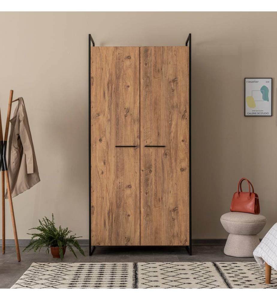 Wardrobe, Atlantic Pine, Melamine Coated Particle Board