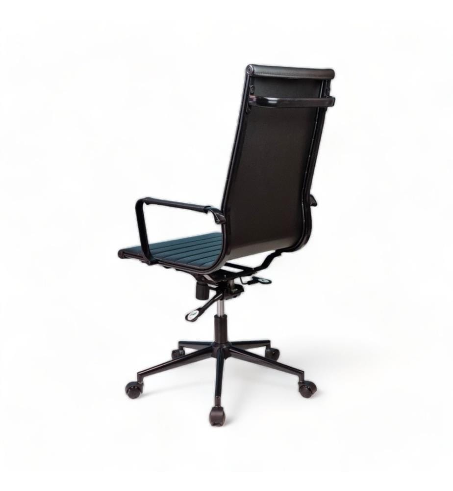 Sedia da ufficio, Nero, Rivestimento: PVC