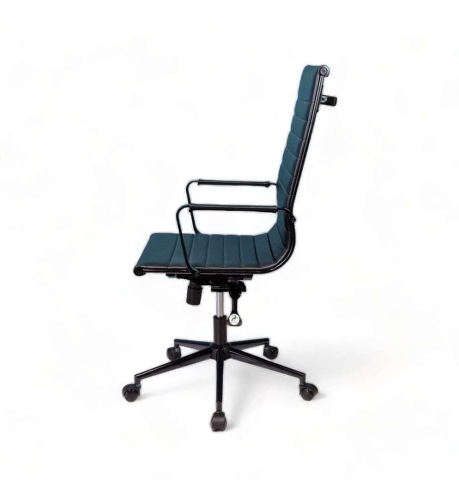 Sedia da ufficio, Nero, Rivestimento: PVC