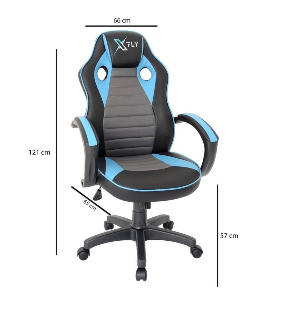 Sedia da gioco, blu nero, poliuretano