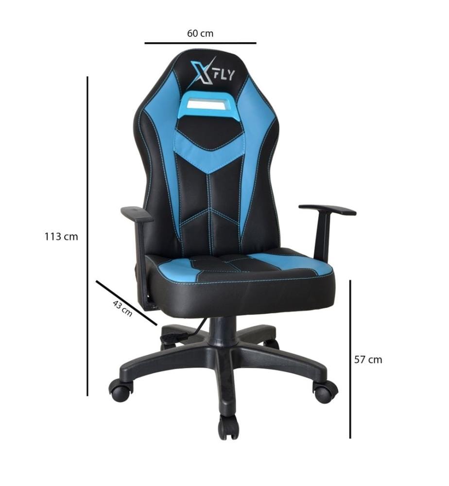Sedia da gioco, blu nero, poliuretano