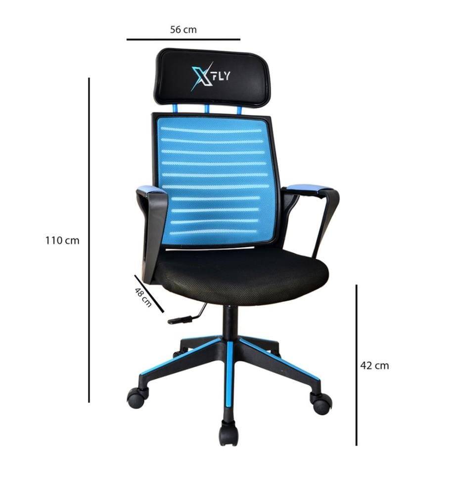 Sedia da gioco, blu nero, poliuretano