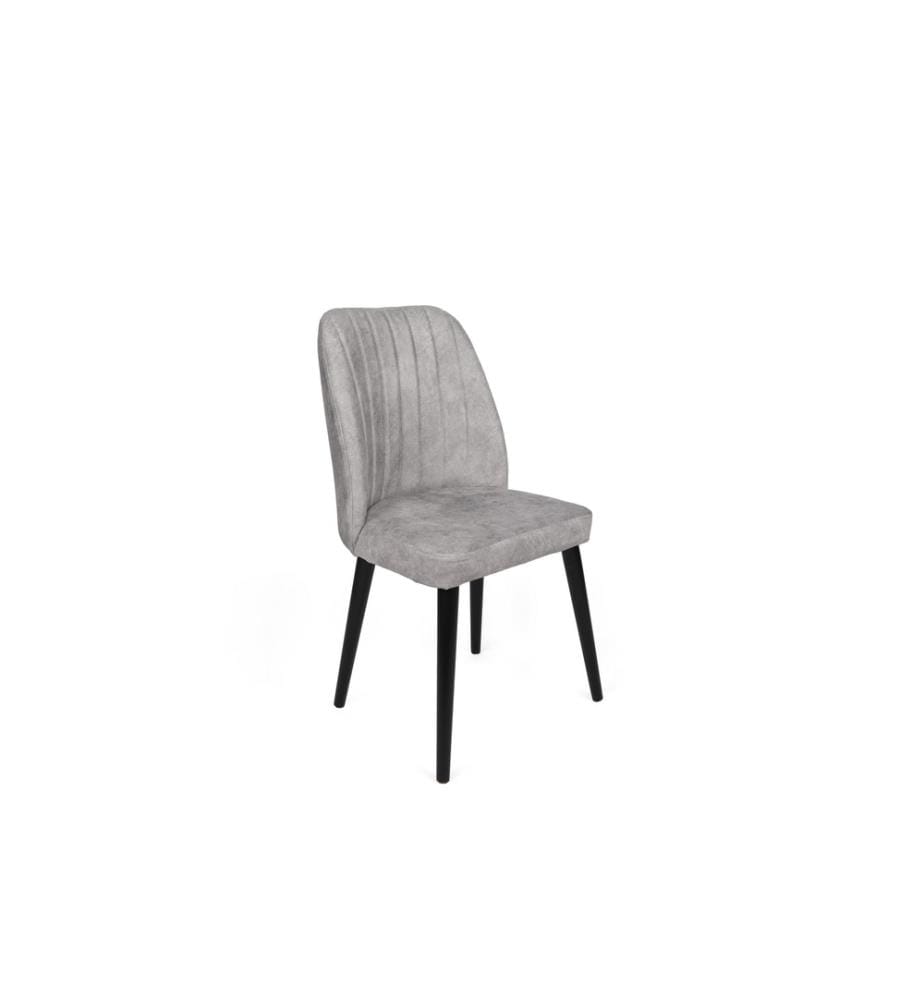 Set di sedie , 2 pezzi, Grigio, Nero, Struttura: Metallo , Seduta: Tessuto di velluto