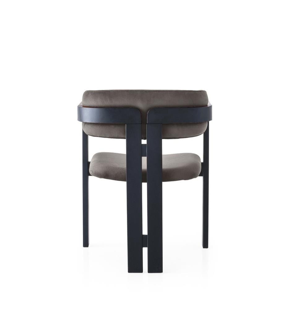 Sedia, Nero , Antracite, Struttura: Legno