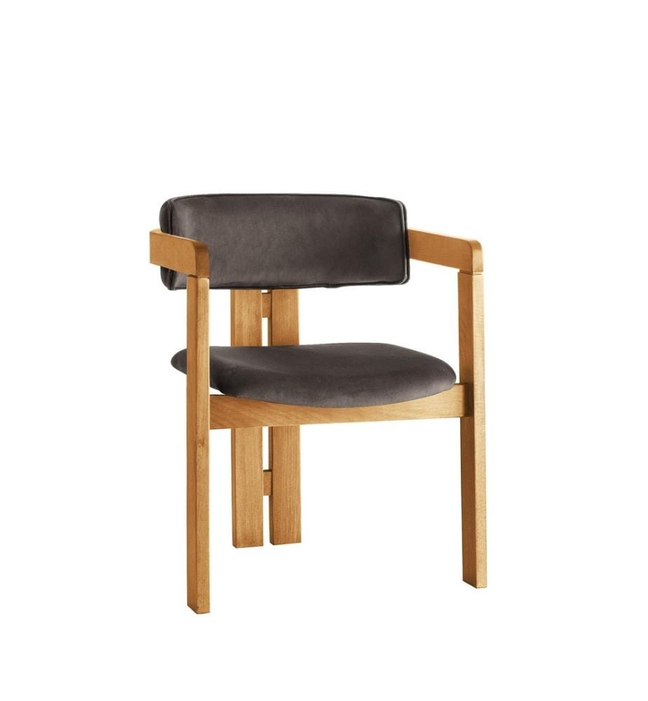 Sedia, Rovere, Antracite, Struttura: Legno