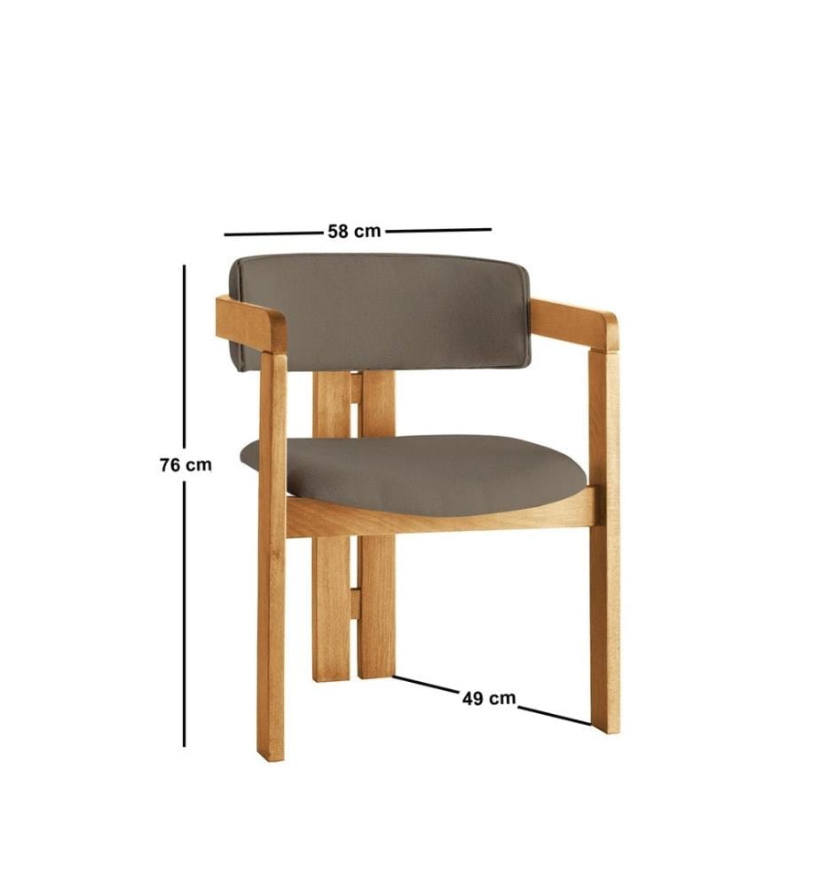 Sedia, Rovere, Marrone, Struttura: Legno