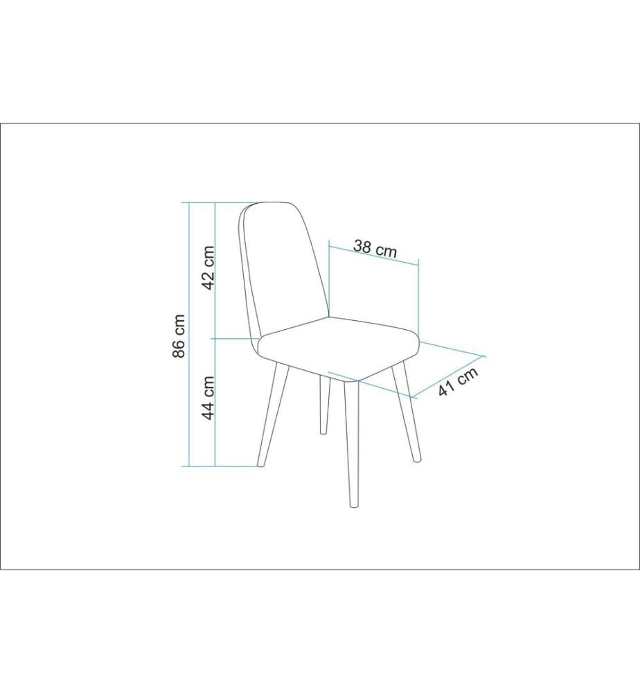 Stuhl, Eiche, Stein, 100 % melaminbeschichtete Spanplatte, Bezug: 100 % Leinen