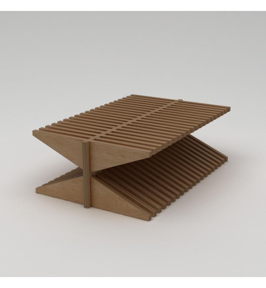 Banc, bois naturel, 100 % contreplaqué de bouleau