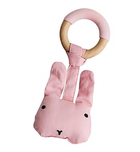 Beissring mit Spielzeug rosa
