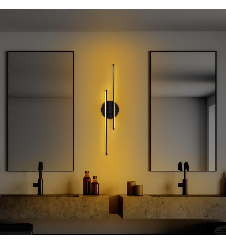 Lampe Murale, Noir, Corps Métallique