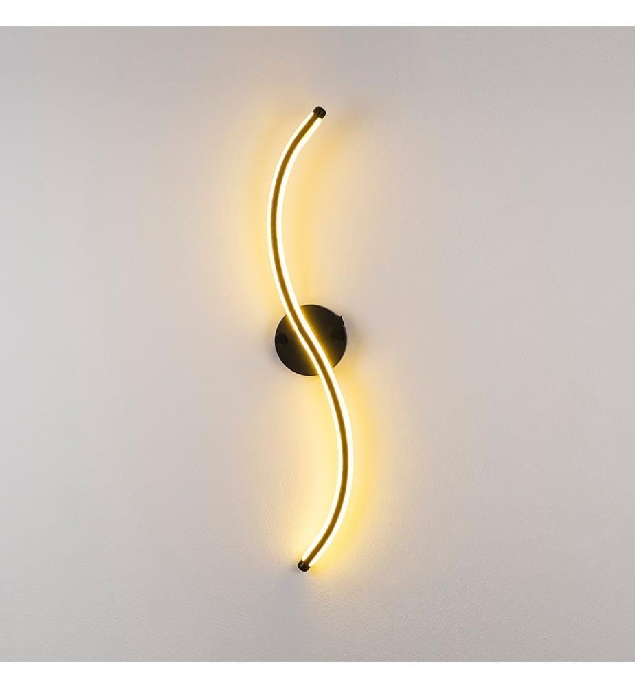 Lampe Murale, Noir, Corps Métallique