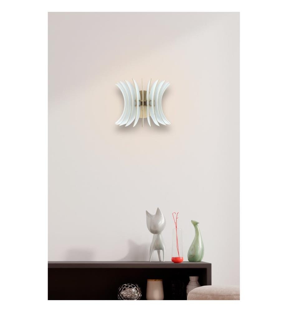 Bianco, Luci A Parete, 20X28X20 cm, Cuscinetto Ad Ala