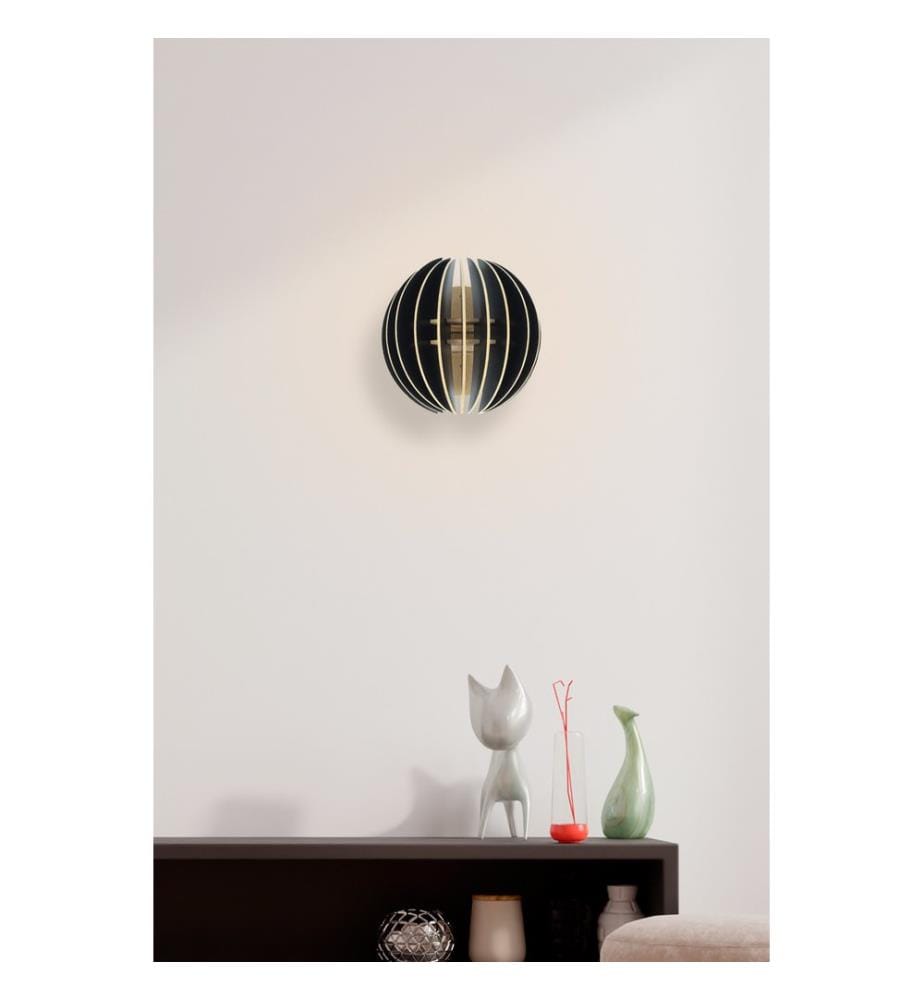 Nero, Luci A Parete, 19,5X19,5X16,5 cm, Emisfero