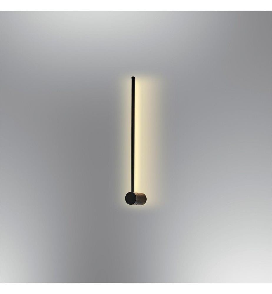 Wandleuchte, Schwarz, Metallgehäuse