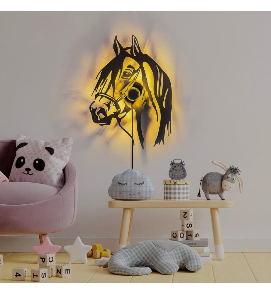 Lampe Murale, Noir, En Métal