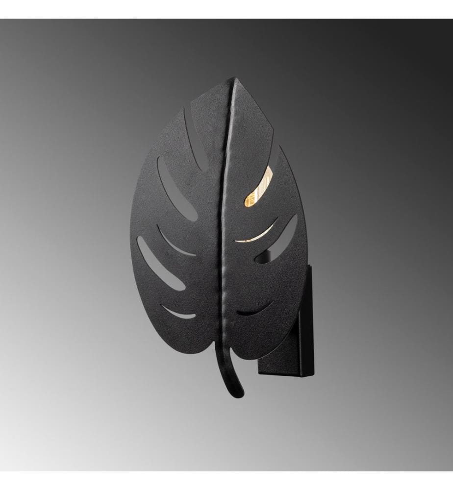 Schwarz, Wandleuchten, 21 X 12 cm, Metallkörper