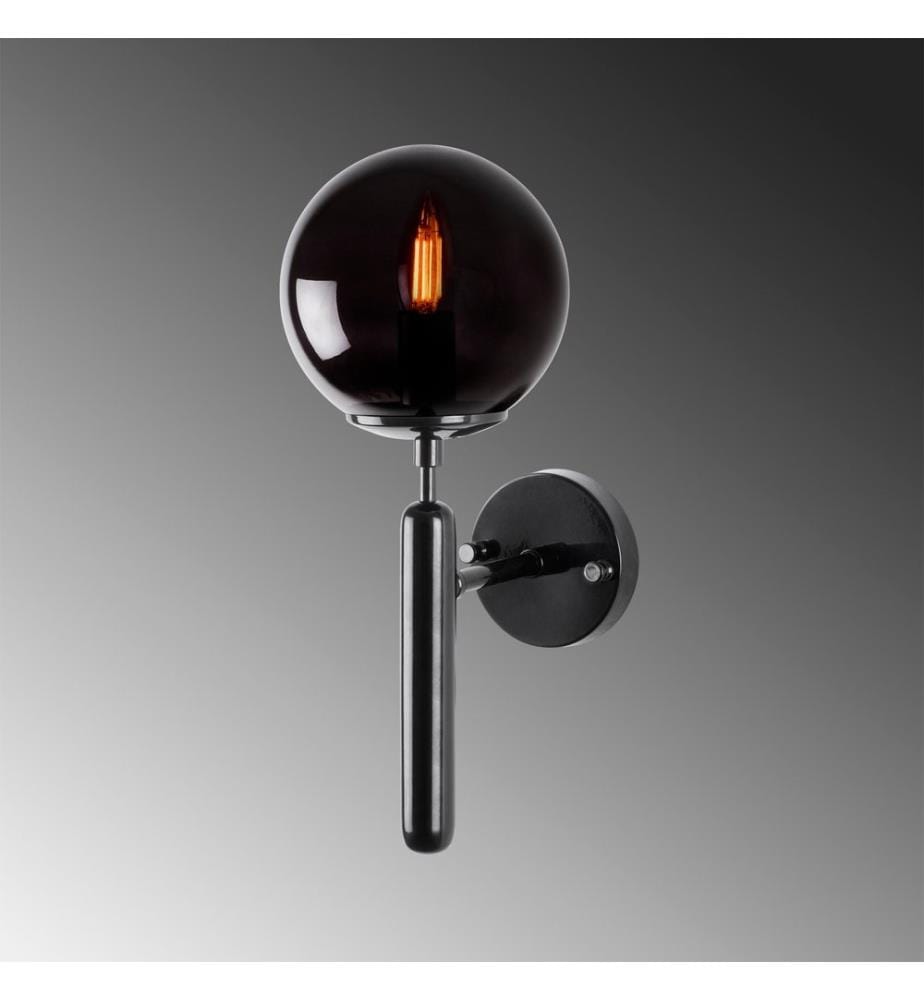 Schwarz, Wandleuchten, 15 X 20 X 40 cm, Metallkörper
