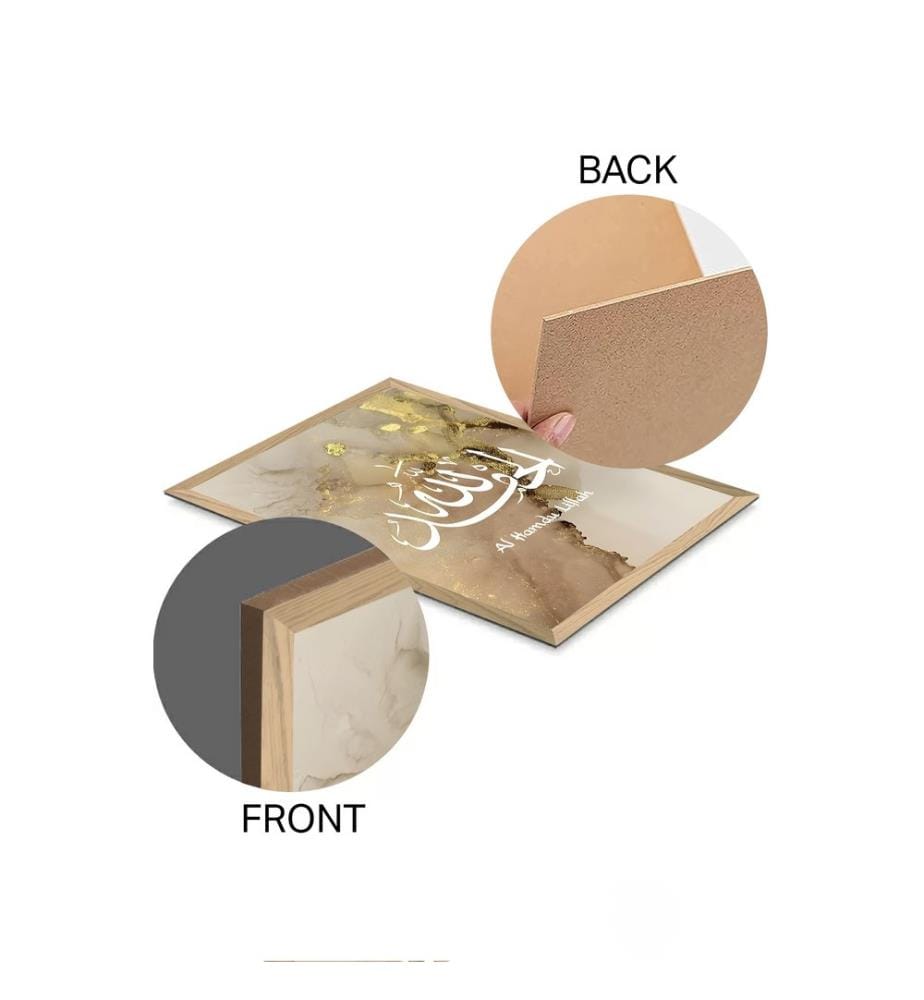Dekoratives Gemälde-Set, 3-teilig, mehrfarbig, 100 % MDF