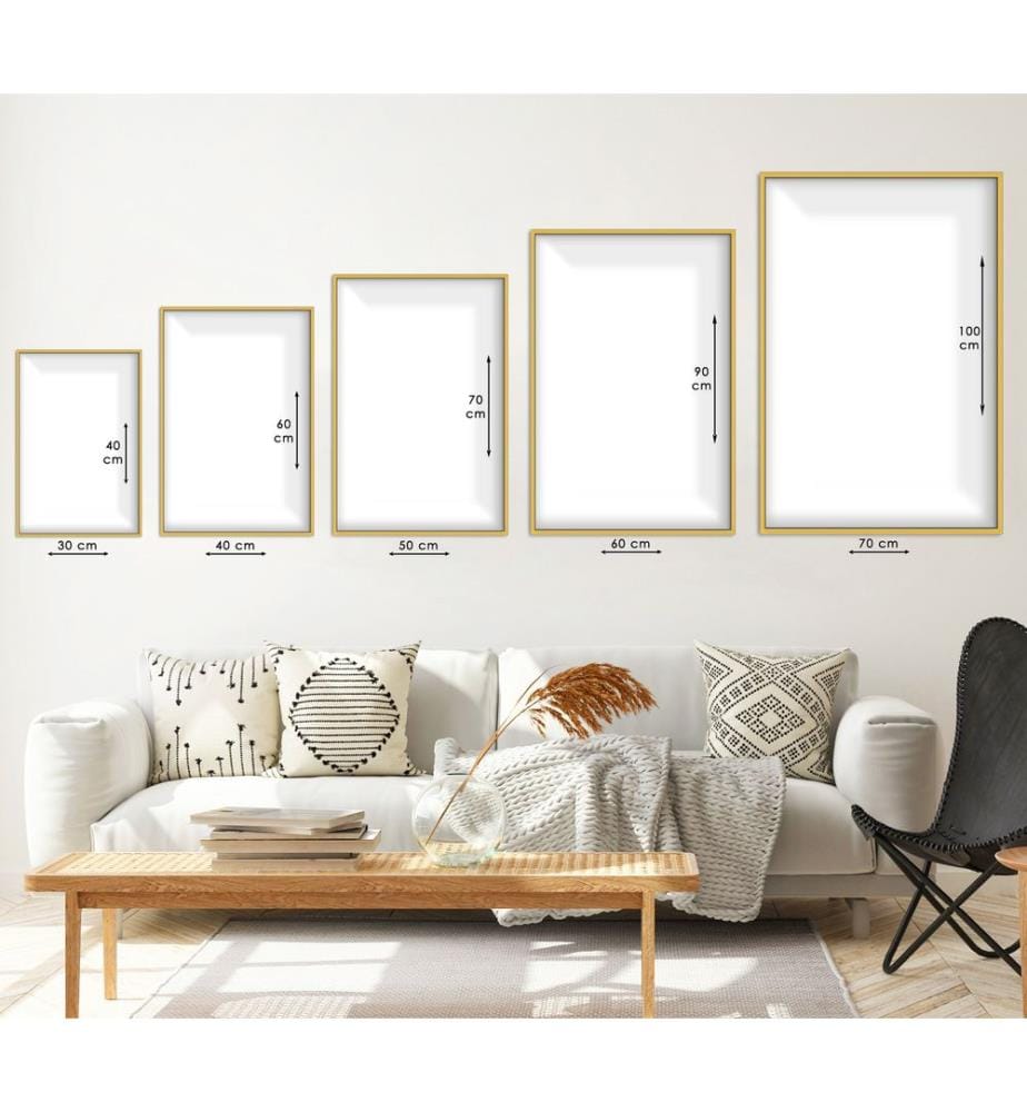 Dekoratives Gemälde aus gehärtetem Glas, mehrfarbig, 100 % HÄRTETES GLAS, Rahmen: 100 % ALUMINIUM