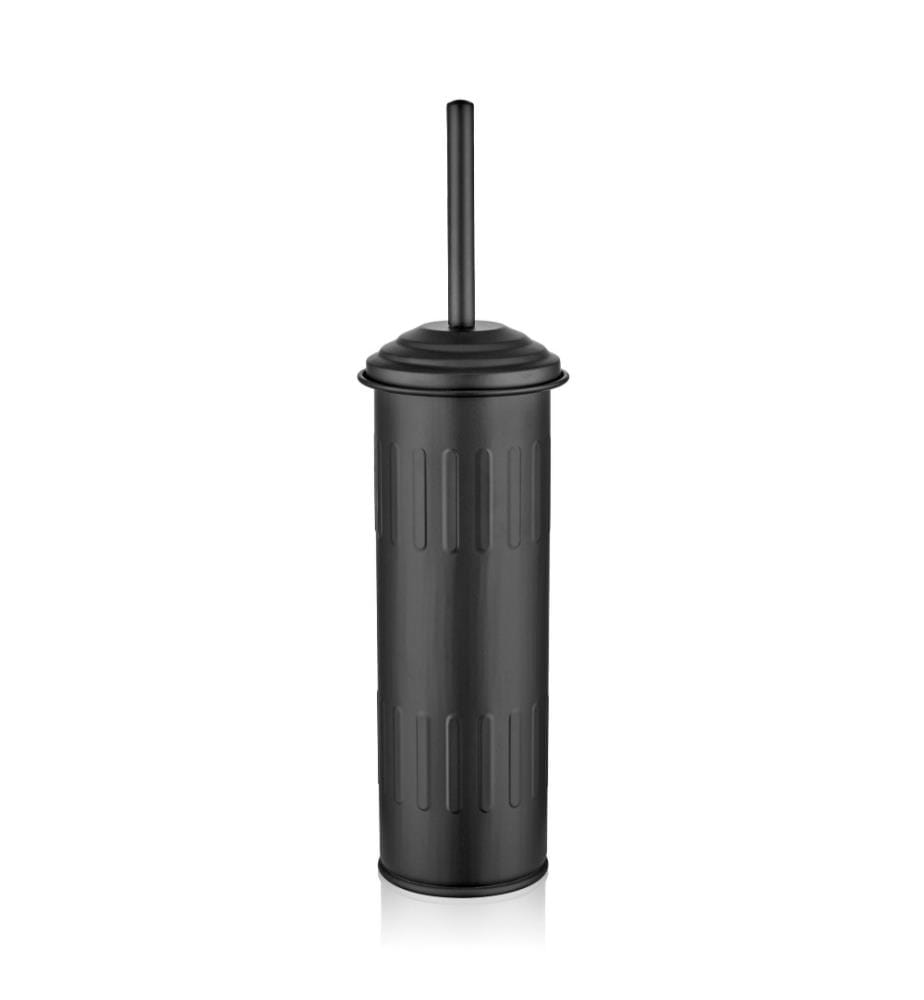 Brosse de toilette, noire, galvanisée