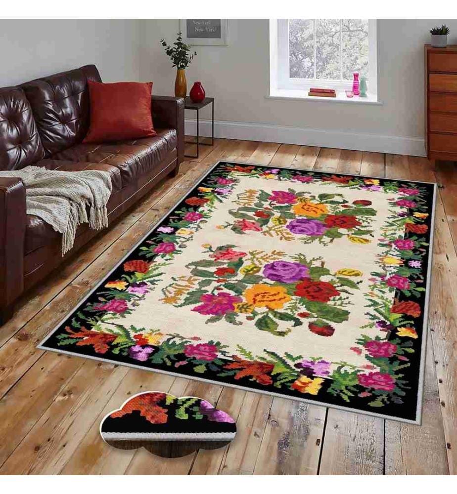 Carpet, 120 x 180, , Multicolor, Polyester, 1 mm Pile Height