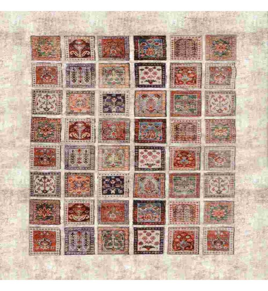Carpet, 80 x 120, , Multicolor, Polyester, 1 mm Pile Height