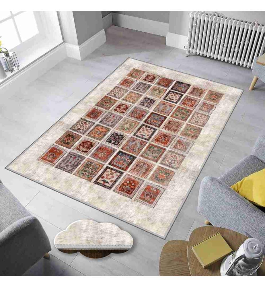 Carpet, 120 x 180, , Multicolor, Polyester, 1 mm Pile Height