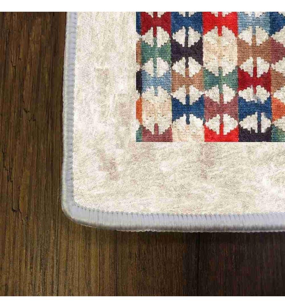 Carpet, 80 x 120, , Multicolor, Polyester, 1 mm Pile Height