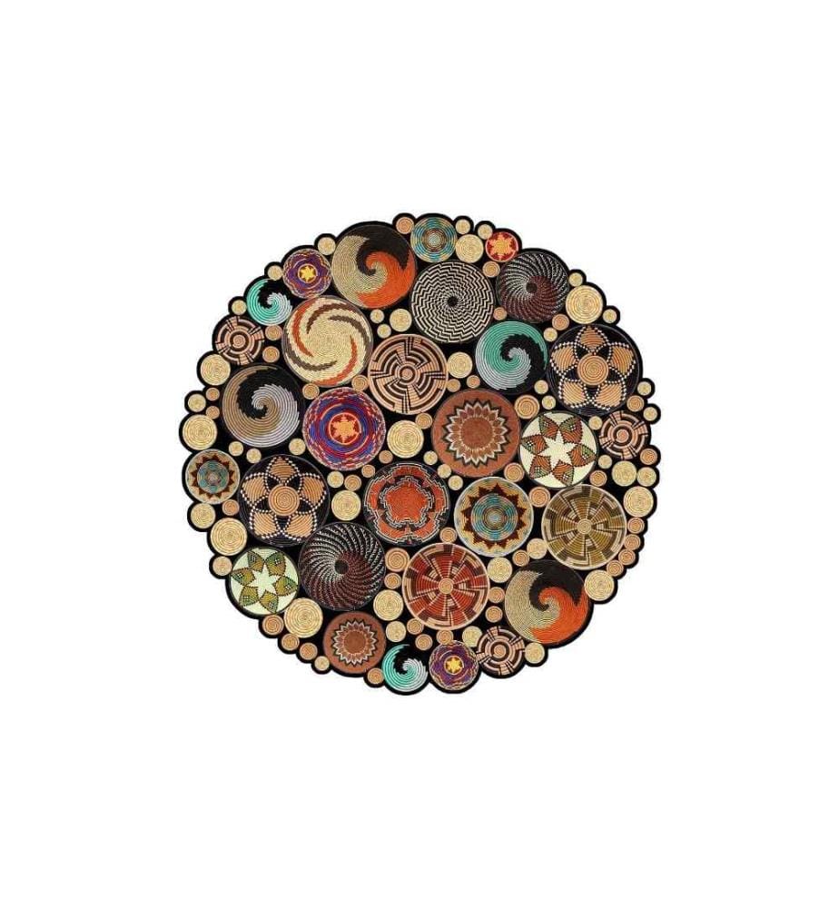 Teppich, 80 cm, , Multicolor, Polyester, 850 gr-m²,