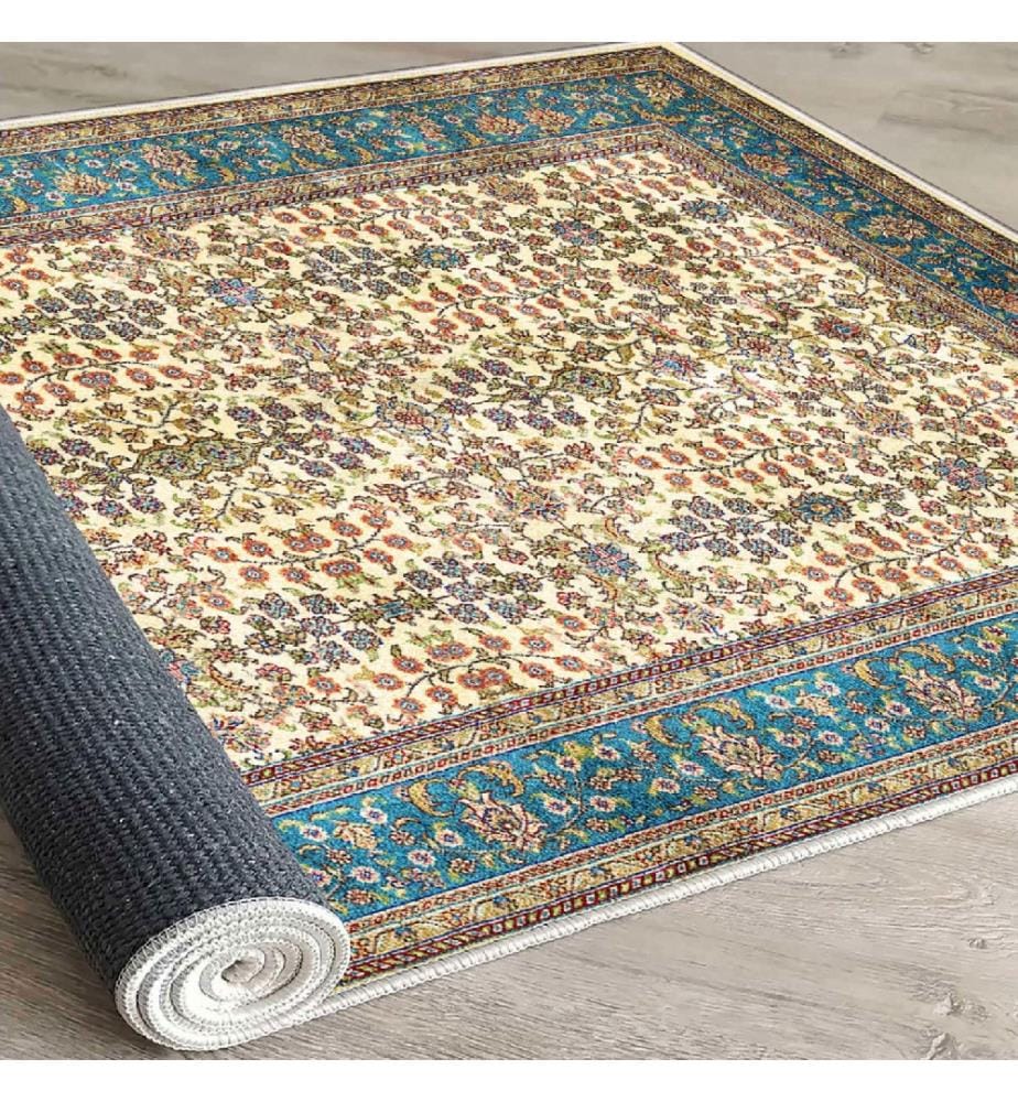 Tapis, 80 x 120, , Multicolore, Tissu velours, Semelle coton