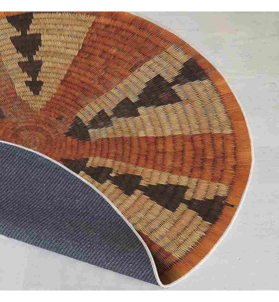 Tappeto, 80 x 80, , Arancione, 70% Cotone - 30% Poliestere, Suola in cotone
