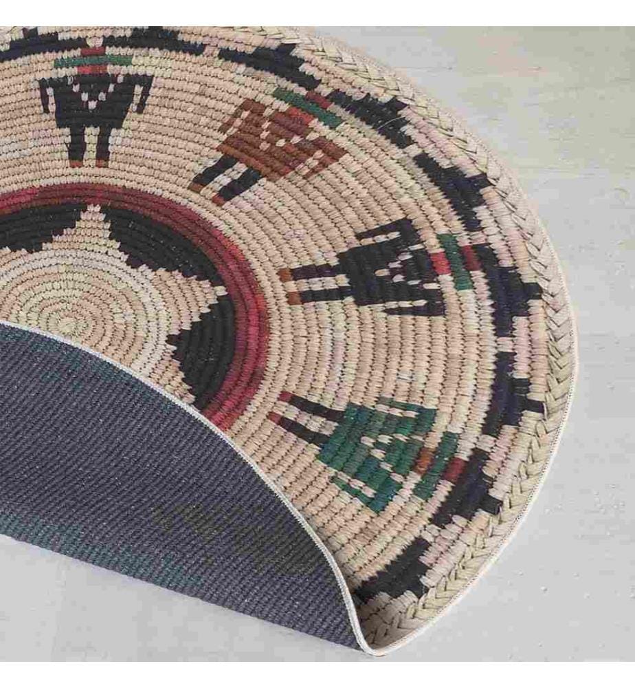 Tappeto, 80 x 80, , Multicolore, 70% Cotone - 30% Poliestere, Suola in cotone