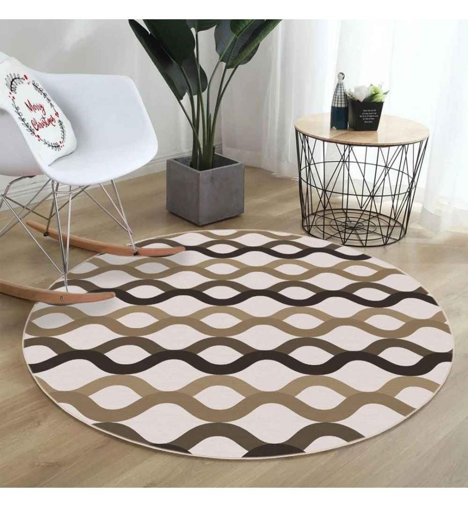 Rug, 80 x 80, , Cream, 70% Cotton - 30% Polyester, Cotton Sole