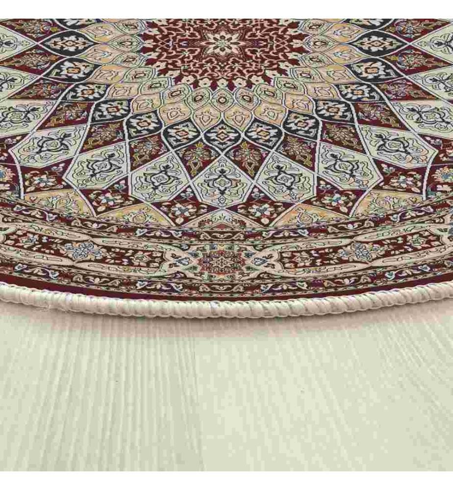 Tappeto, 100 x 100, , Rosso, 70% Cotone - 30% Poliestere, Suola di cotone