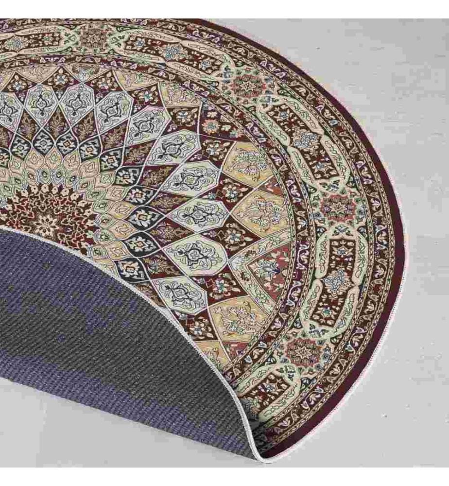 Tappeto, 100 x 100, , Rosso, 70% Cotone - 30% Poliestere, Suola di cotone