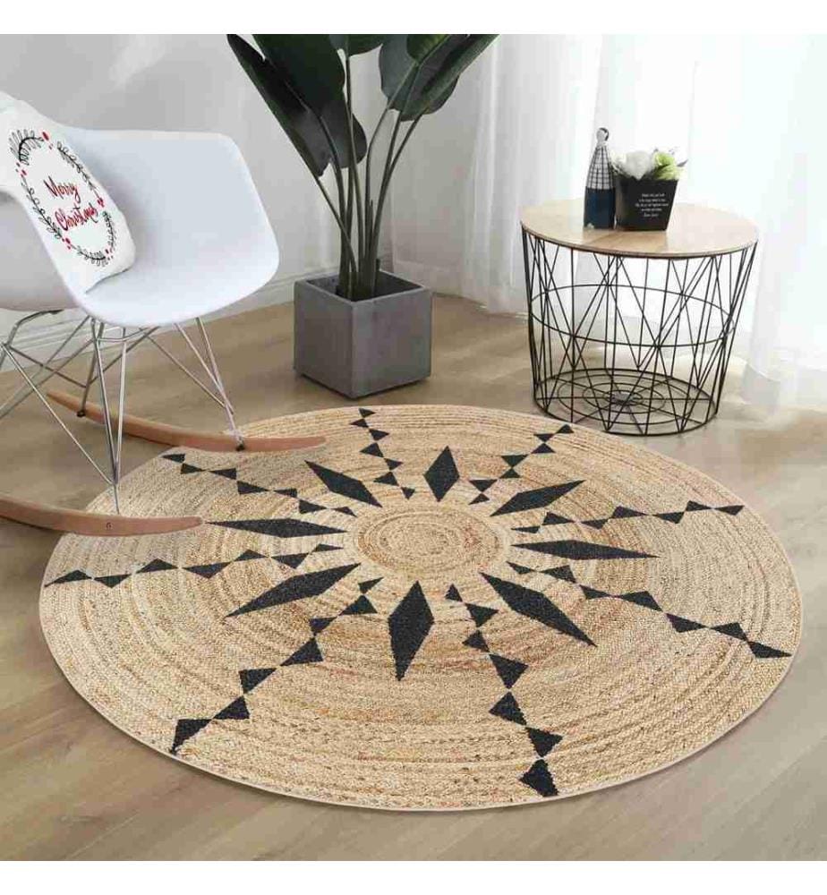 Rug, 80 x 80, , Cream, 70% Cotton - 30% Polyester, Cotton Sole
