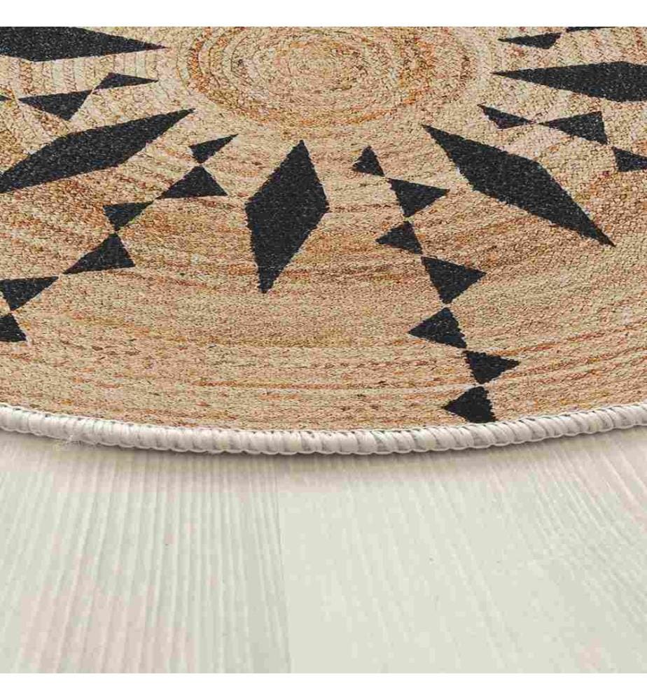 Rug, 100 x 100, , Cream, 70% Cotton - 30% Polyester, Cotton Sole