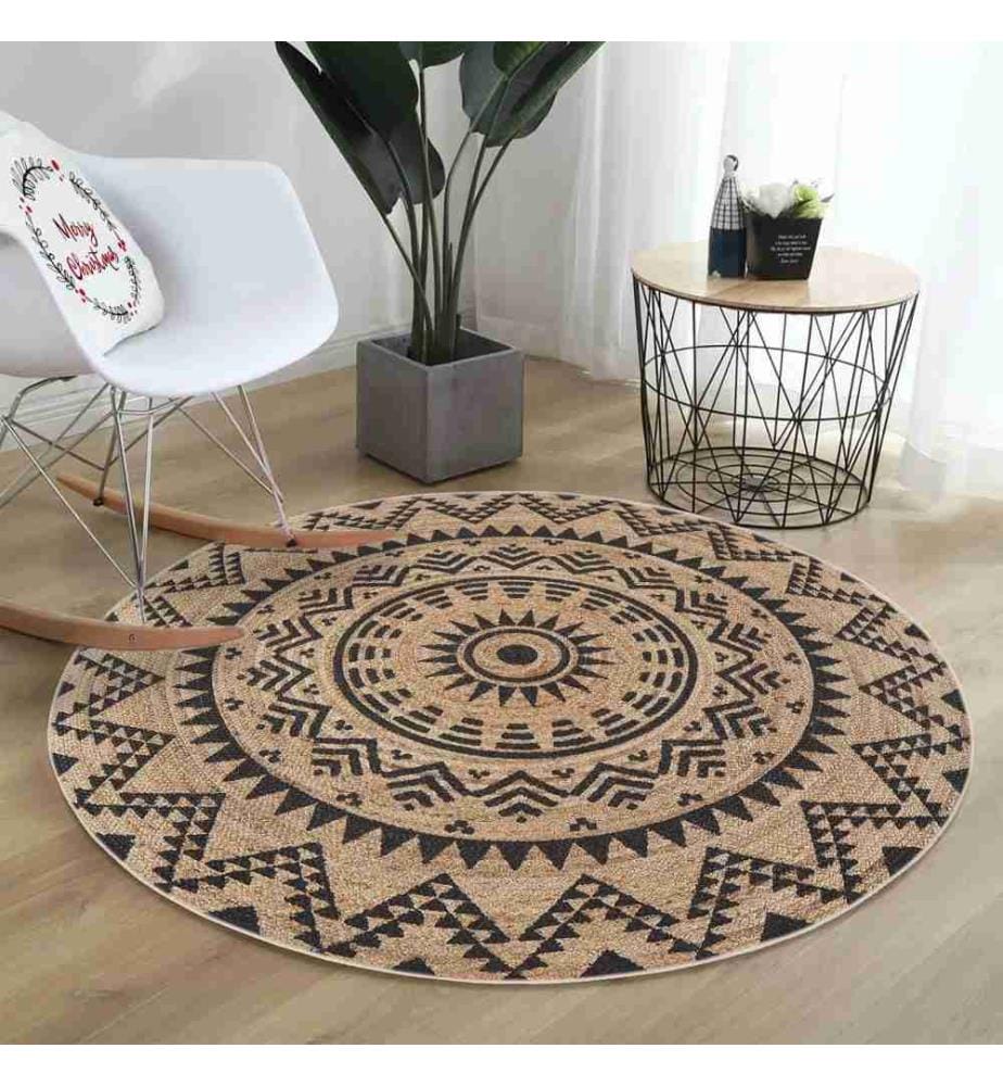 Rug, 100 x 100, , Cream, 70% Cotton - 30% Polyester, Cotton Sole