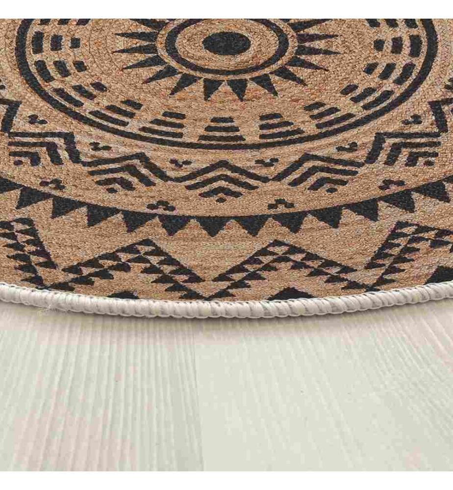 Rug, 100 x 100, , Cream, 70% Cotton - 30% Polyester, Cotton Sole