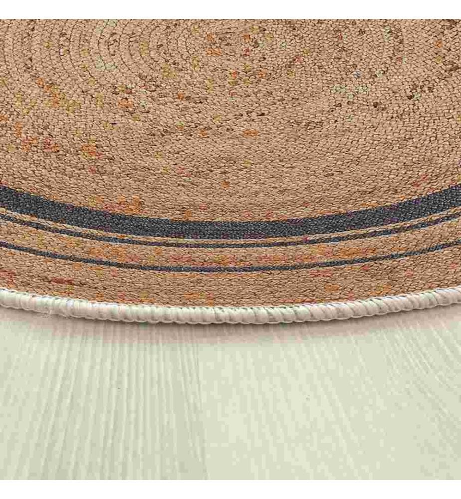 Rug, 100 x 100, , Cream, 70% Cotton - 30% Polyester, Cotton Sole