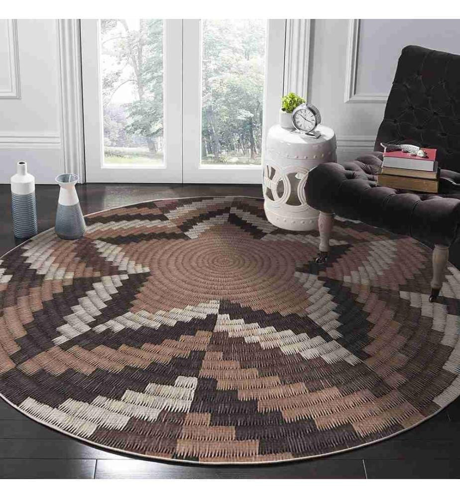 Tappeto, 100 x 100, , Multicolore, 70% Cotone - 30% Poliestere, Suola in cotone