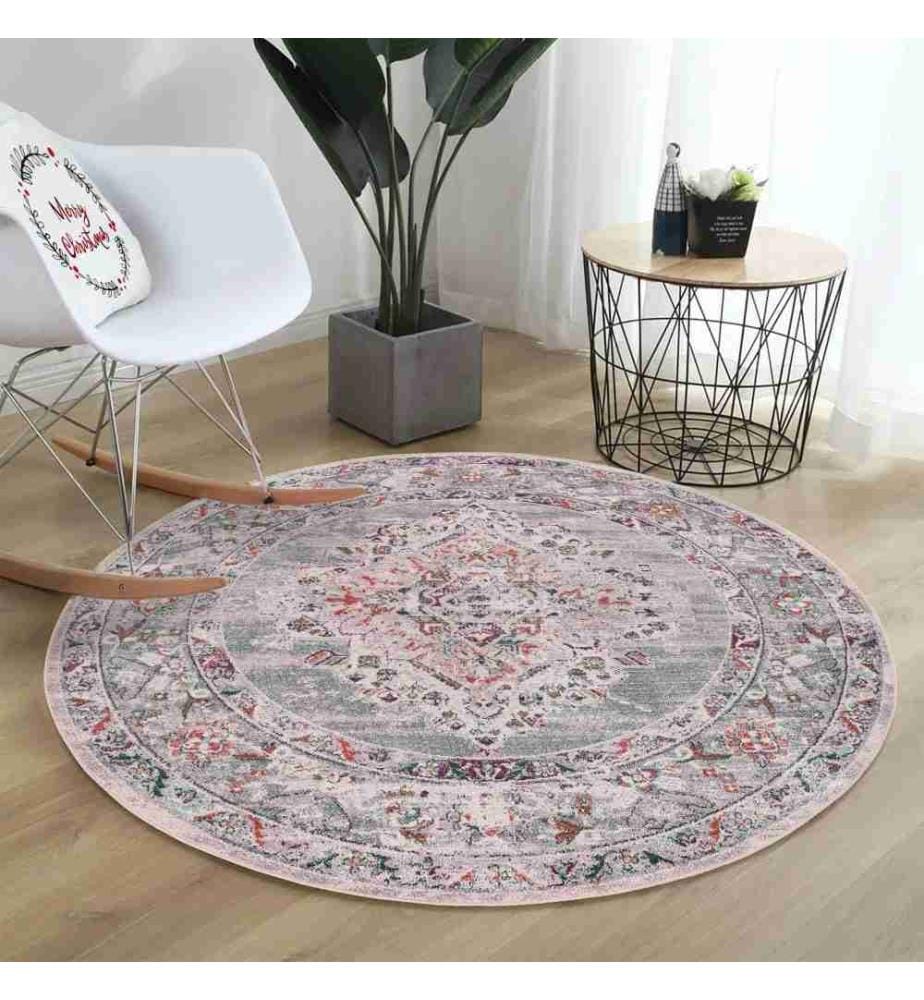 Tappeto, 80 x 80, , Multicolore, 70% Cotone - 30% Poliestere, Suola in cotone