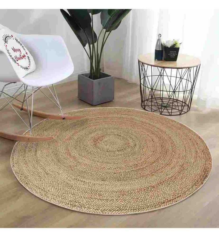 Rug, 100 x 100, , Cream, 70% Cotton - 30% Polyester, Cotton Sole