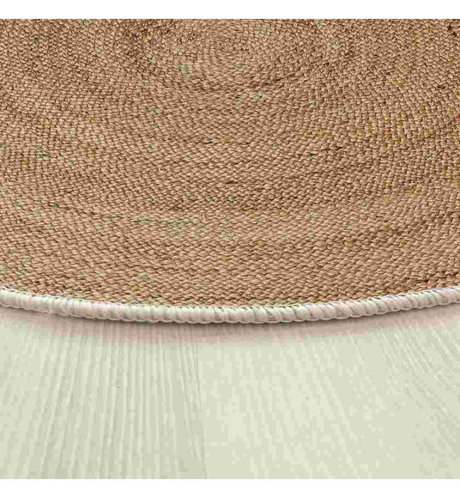 Rug, 100 x 100, , Cream, 70% Cotton - 30% Polyester, Cotton Sole