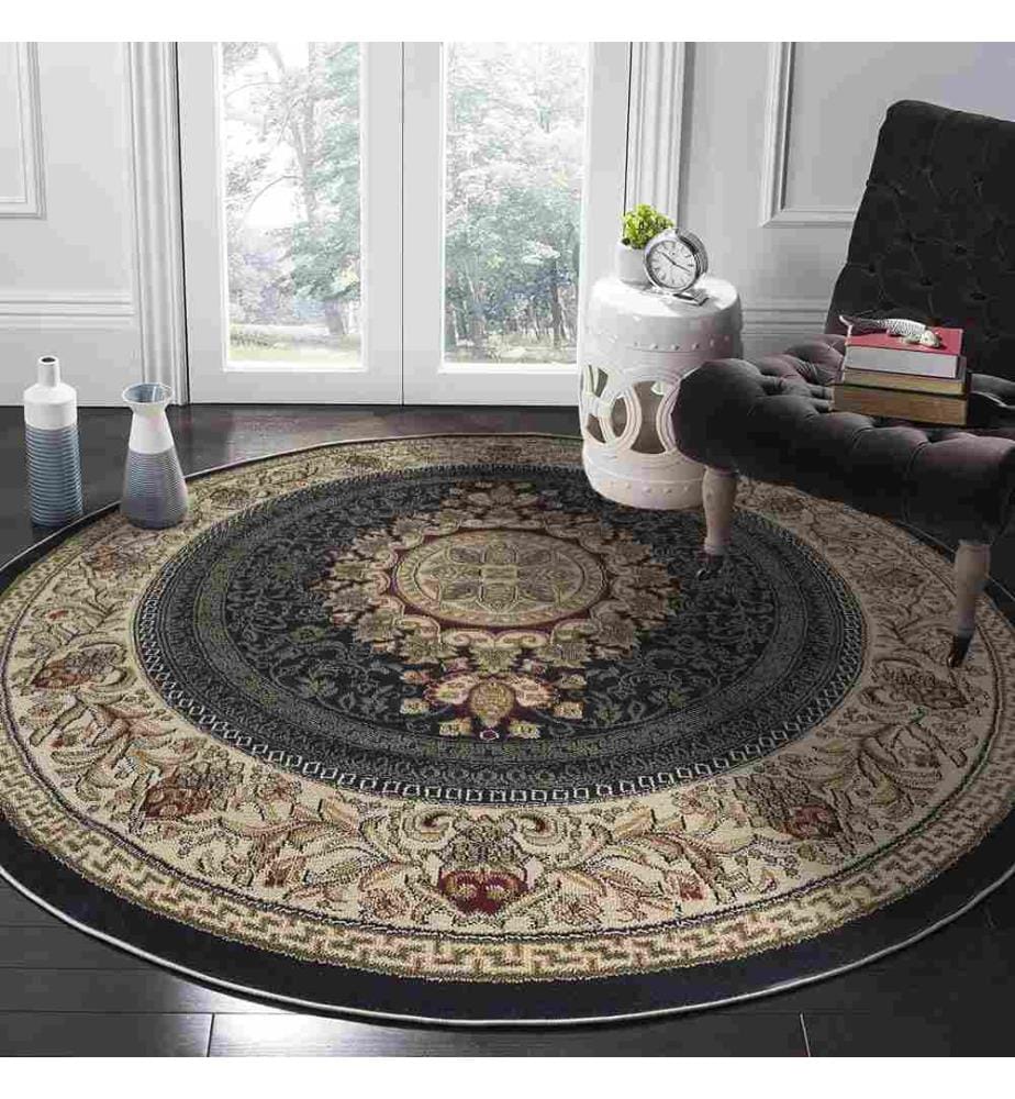 Tapis, 90 x 90, , Vert, 70% Coton - 30% Polyester, Semelle en coton